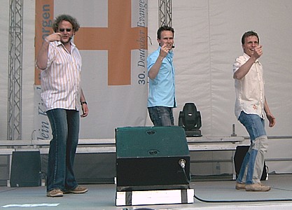 Wise Guys beim Kirchentag Hannover 2005